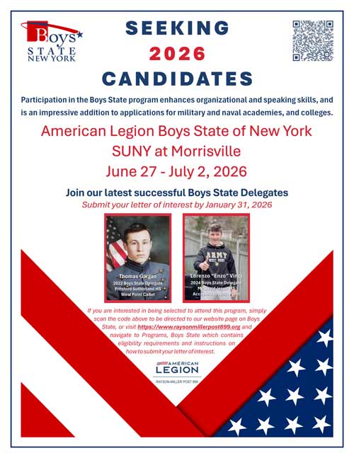 2026 Seeking Boys State Candidates